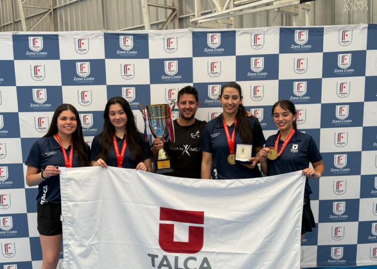UTalca se consagra monarca nacional de tenis de mesa en torneo Fenaude