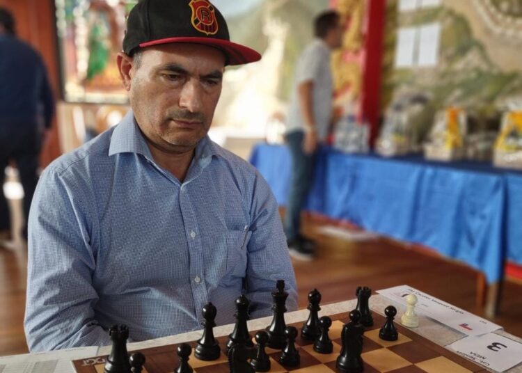Sergio Cáceres figuró en el Sudamericano de Ajedrez disputado en Rancagua