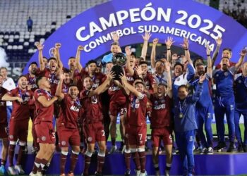 Lanús alza su segunda sudamericana en una final de infarto