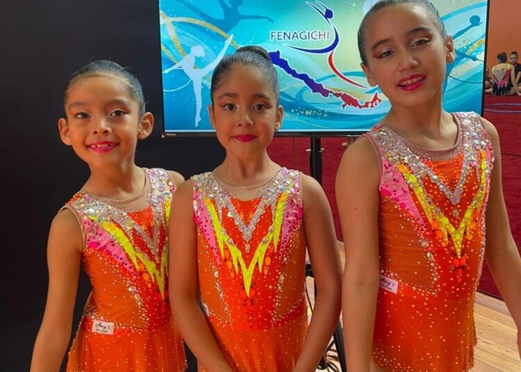 Promesas maulinas de la gimnasia rítmica se posicionan entre las mejores del país
