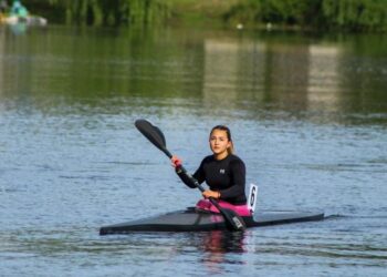 Agustina Díaz Rebolledo rematará el 2025 en el Nacional de Canotaje en Colbún