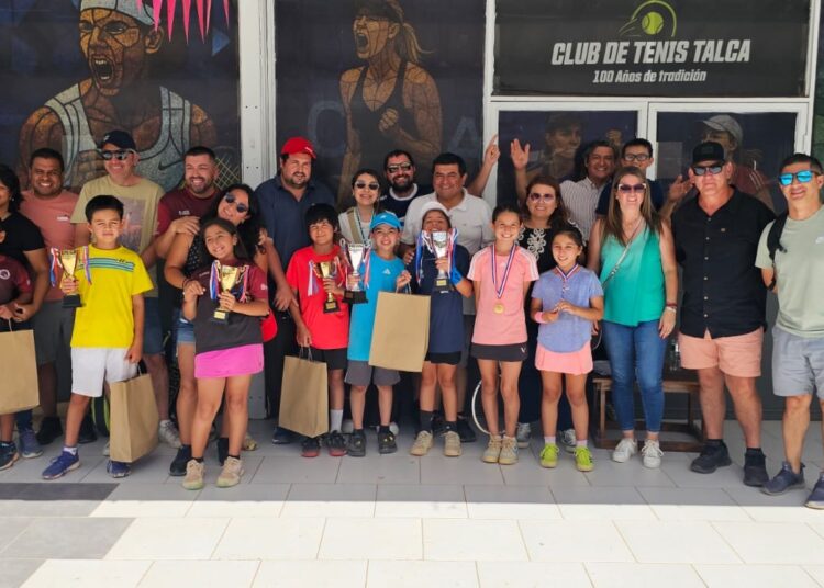 Con éxito finalizó el Circuito Regional de Tenis 2025 en Talca