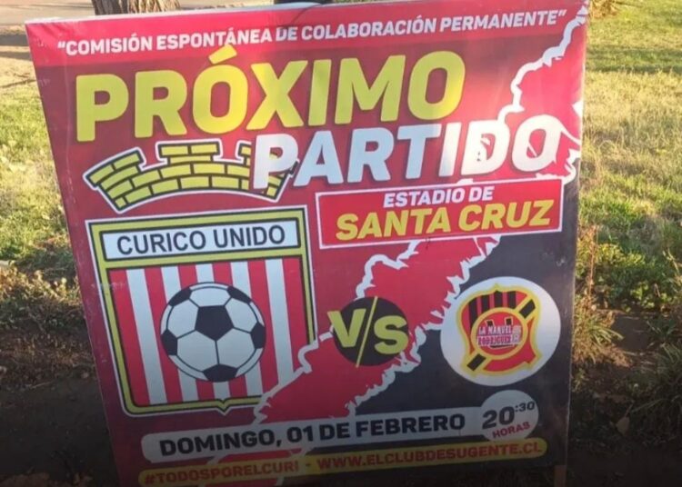Curicó calienta el clásico con Rangers con provocador afiche