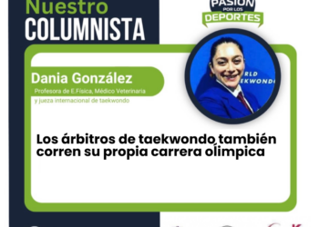 Los árbitros de taekwondo también corren su propia carrera oĺimpica