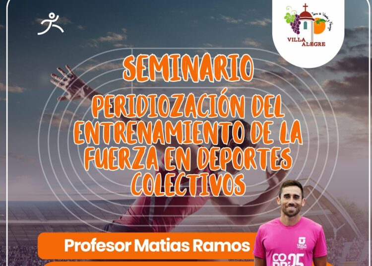 Villa Alegre realizará seminario sobre entrenamiento de fuerza en deportes colectivos
