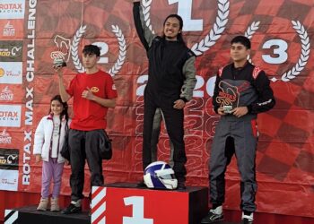 “Nico” Rodríguez logró pole position y podio en nueva fecha del Rotax Max Challenge Chile