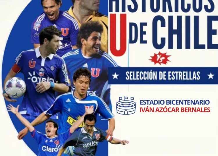 Entradas a la venta: Históricos de la “U” llegan a Talca para enfrentar a una Selección de Estrellas