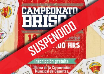 Suspenden campeonato de brisca en San Javier por temporal
