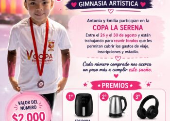 Antonia y Emilia buscan apoyo para representar a la región en importante torneo de gimnasia artística