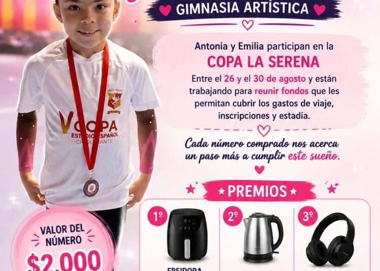 Antonia y Emilia buscan apoyo para representar a la región en importante torneo de gimnasia artística