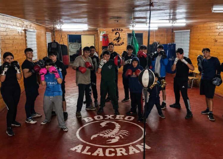 Club de Boxeo Alacrán Leiva retomó sus entrenamientos en el sector Oriente de Talca