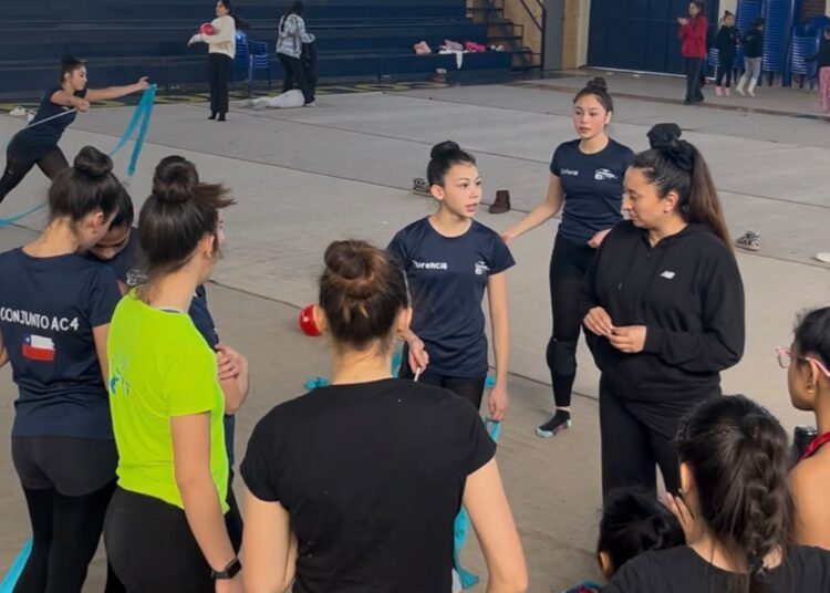 Club Valeska González desarrolla la gimnasia rítmica en Talca con respaldo del Gore Maule
