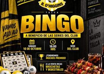 Club Bernardo O’Higgins de Talca realizará bingo a beneficio de sus series